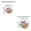 Butterflies Surround Flowers Toilet Sticker Home Decoration Toilet Lid Wc Universal Waterproof Decals Bathroom Accessories
