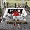 Custom Text Printed Rug Cristiano Ronaldo Non Slip Floor Carpet For Home Room Decor