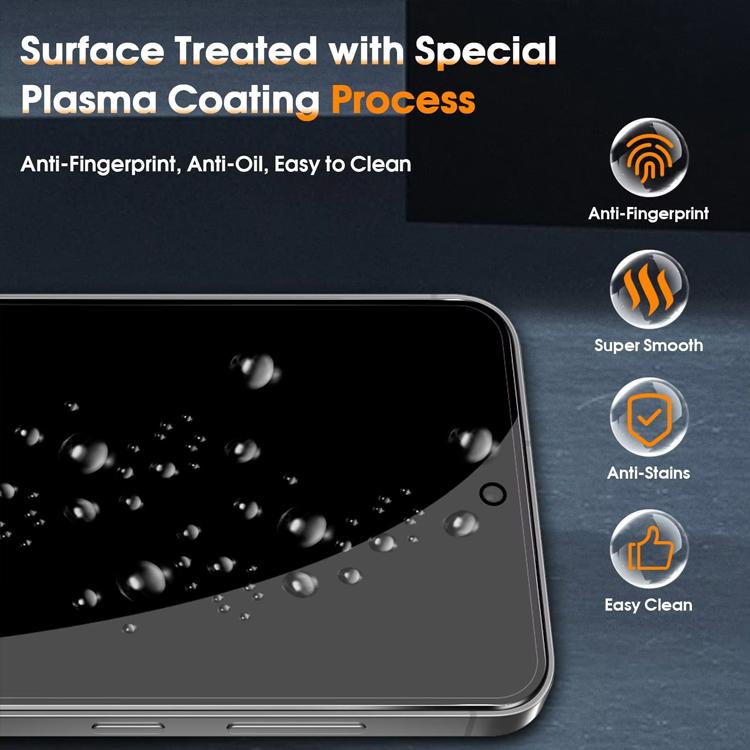 Защитное покрытие от шпионажа на 360° для Samsung Galaxy S24 Ultra S25 Ultra S24 S25 Plus, полное покрытие, закаленное защитное стекло