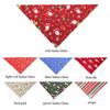 Puppy,Kitten Santa Claus Patten Christmas Pet Decor Cats Triangular Scarf Dogs Bandanas Pet Costume