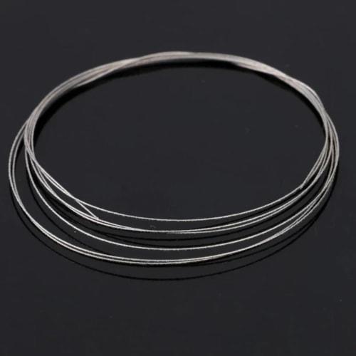 1m Saw Blade, 0.1/0.25/0.35/0.45mm, for Metal Wire Broaching, Diamond, Diamond Sand, Jade, Glass, DIY Cutting (0.15mm)