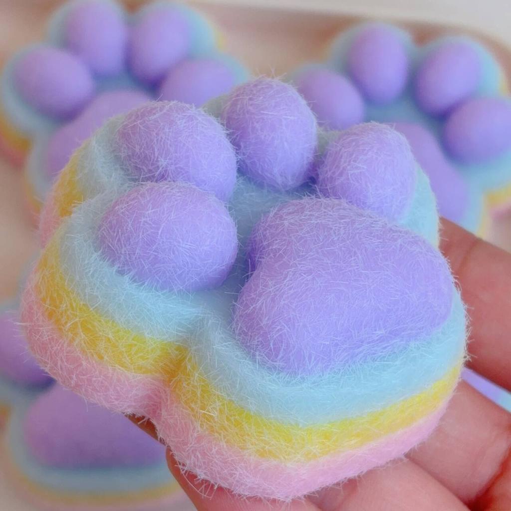 New Cat Paw Mochi Taba Squishy Fidget Toy Cute Cat Paws Toys Slow Rebound Decompression Toy Reduce Stress Kids Toys Gifts