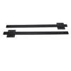 1 Pair of Drawer Slides Side Mount 26in Heavy Duty 2 Section Ball Bearing Runners Tracks Black