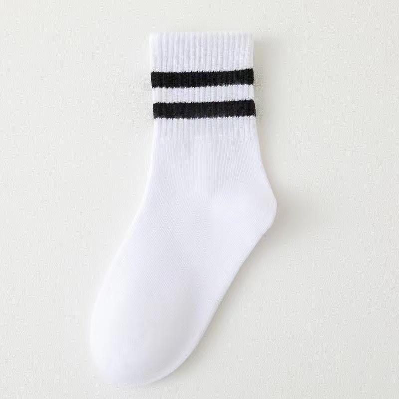 1 Pairs/ Pure Colour Soft Breathable Cotton Kids School Socks Girls Boys Casual Grey Black White Sports Children's Socks