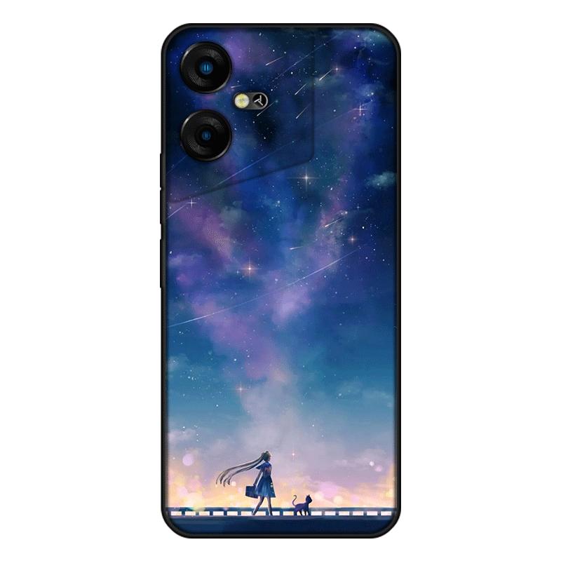 Для Tecno Pova 5 Neo 3 Pova5 Neo3 чехол Мягкая силиконовая задняя крышка чехол для телефона с рисунком Звездное небо