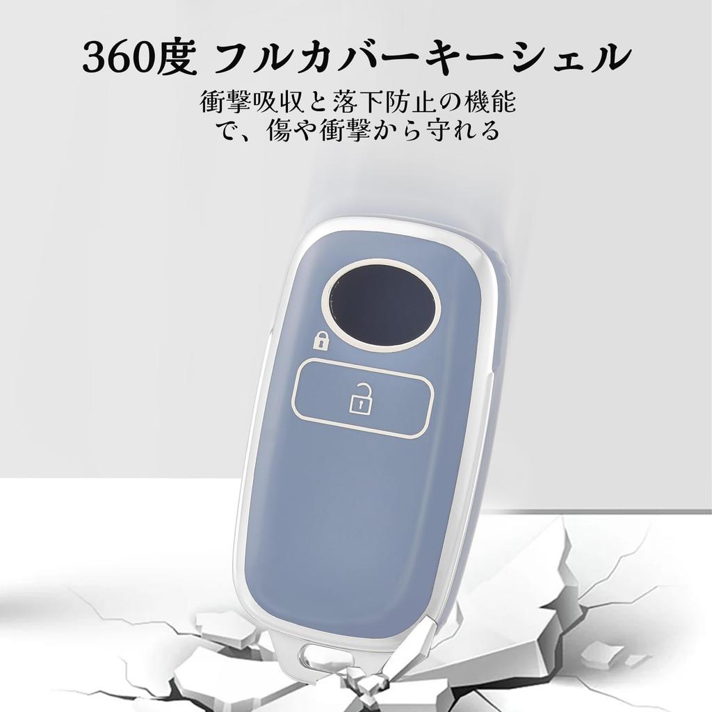 OFF WE GO TANTO LA650S LA660S Новый чехол для смарт-ключа, совместимый с Toyota, 2 кнопки, синий серебристый