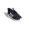 adidas Swift Run 22 I Черно-белые детские кроссовки Core-Black Cloud-White Grey-Five GW8184
