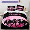3pcs Custom Name Sailor Moon Bedding Set Duvet Cover Closure Includes 1 Duvet Cover & 2 Pillowcases, Soft and Comfortable for All Seasons.