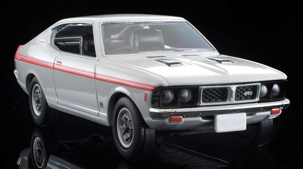 Tomytec Tomica Limited Vintage Neo Scale Mitsubishi Colt Galant GTO MR 1971 White Finished Model 1/64 LV-N204c