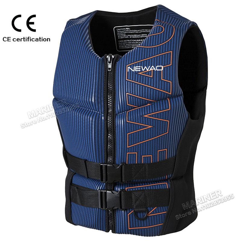 Страховочный жилет Wakesurf Comp Vest, одобрен CE, неопреновый спасательный жилет для вейк-серфинга, но отлично подходит для всех других видов водного спорта