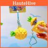 Stitch Summer Beach Collection Pineapple Silicone Keychain With Cute Character Design For Kids And Teens