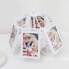 Personalized Picture Frame Stand 5-inch Photo Albums Rotating Puzzle Photo Frame  Posters Painting