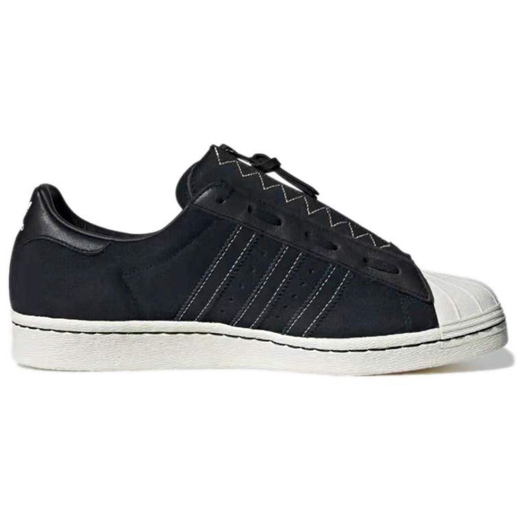 Neighborhood x adidas Superstar 80s Core Black Кроссовки Унисекс Молочно-белые GX1400