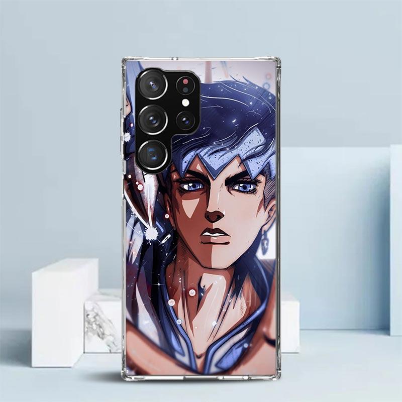 Чехол для телефона JoJo Adventure Рохан Кисибэ для Samsung Galaxy S24 S25 Edge S26 Ultra S22 S23 Plus S21 + S20 FE Мягкая задняя крышка из ТПУ