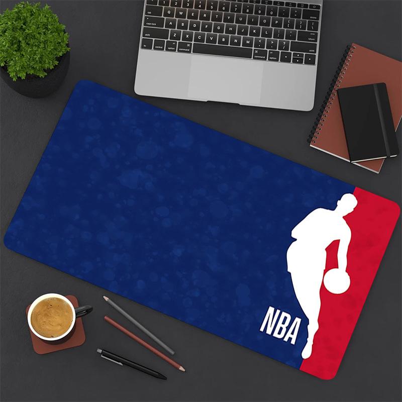 1 шт. Большой коврик для мыши с изображением игрока NBA - Нескользящая резиновая основа, идеально подходит для офиса, школы, киберспорта, домашнего декора, настольный коврик 309A