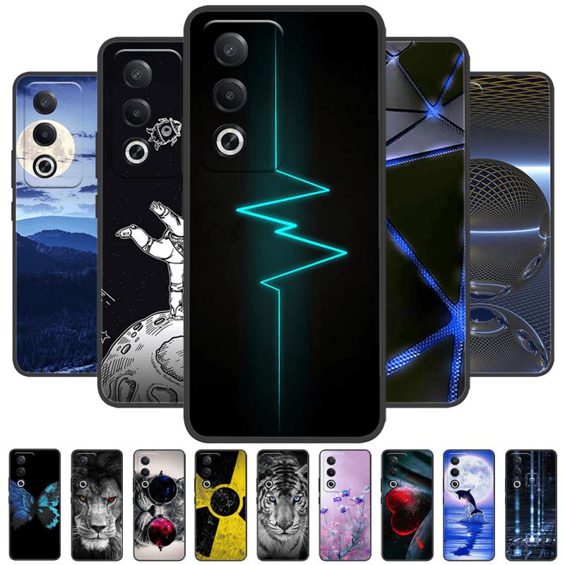 Для Oppo A80 5G Чехлы A 80 CPH2639 Животные Мрамор Пляж Мягкий Силикон Матовый ТПУ Чехол для Телефона Для OPPO A3 Pro Fundas Capa Мультяшный