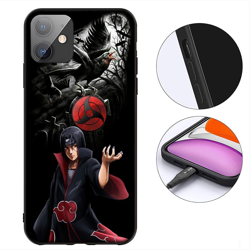Cartoon Narutos Itachi Uchiha Sasuke Cover for Motorola Moto Edge 70 60 Fusion NEO Pro G Stylus G56 G96 G52 G04 G05 20 Case