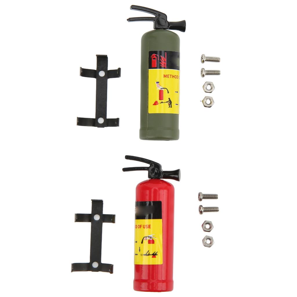 RC Car Simulated Fire Extinguisher Mini Decorative Extinguisher for AXIAL RC Car Decoration