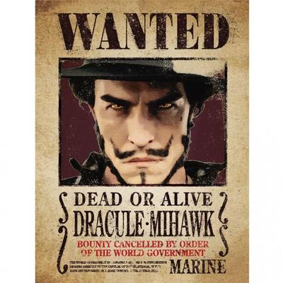 Постер 'Wanted' по живому сериалу One Piece: Дракуль Михоук