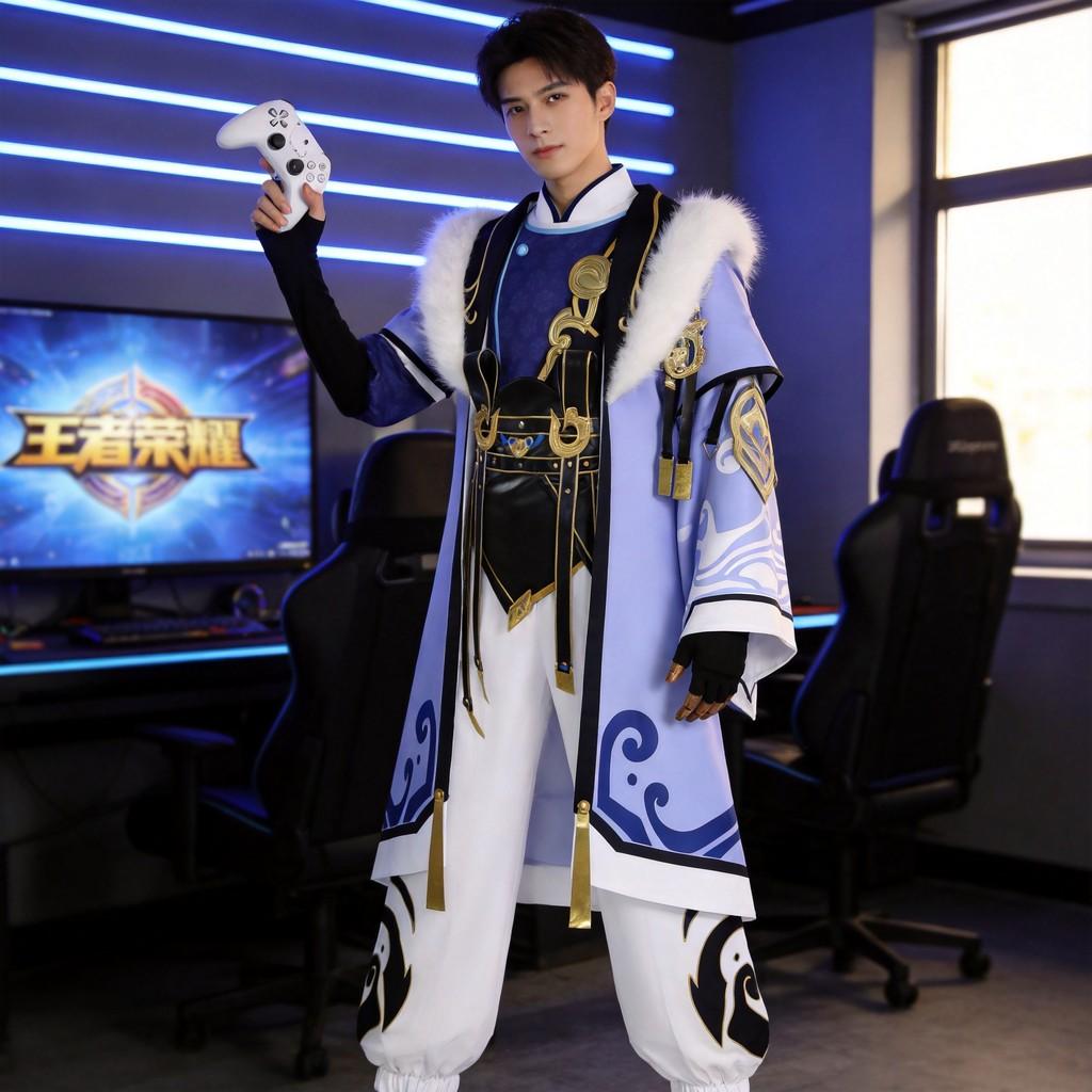 Костюм для косплея Sun Quan из игры Honor Of Kings из полиэстера для фанатов косплея по играм