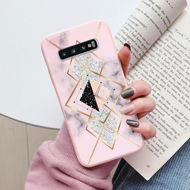 Цветной Роскошный Мраморный Чехол Для Samsung Galaxy S10 S 10 Plus S10E Fundas Мягкий ТПУ Защита Задняя Крышка Для Samsung S10 Ударопрочный