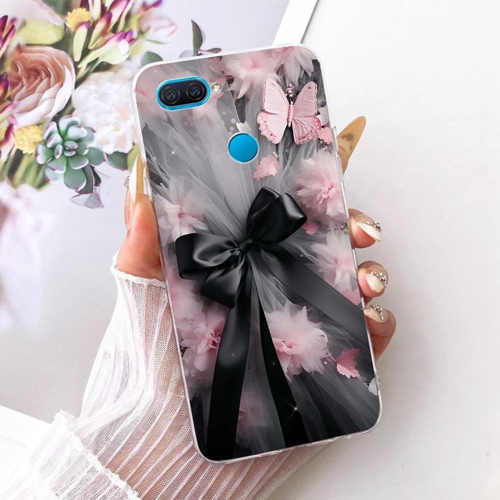 Для Oppo A12 Прозрачный Чехол Эстетичный Роскошный Милый Модный Цветочный Забавный Расписной Корпус Для Oppo A 12 CPH2083 CPH2077