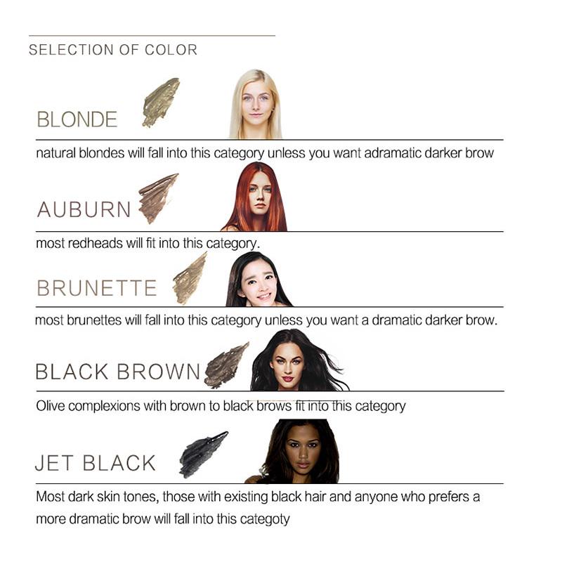 Гель-крем для бровей, водостойкий оттенок для татуировки, карандаш для бровей, стойкий пигмент, усилитель для бровей