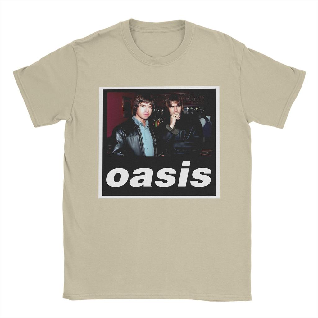 Новинка Футболки с принтом рок-группы O-Oasis Мужские с круглым вырезом с коротким рукавом Летние топы 100% Хлопок