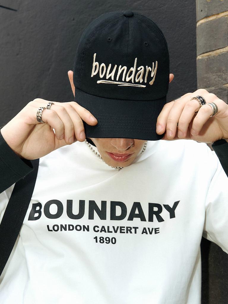 Кепка с логотипом BOUNDARY Bk_B253Phf004