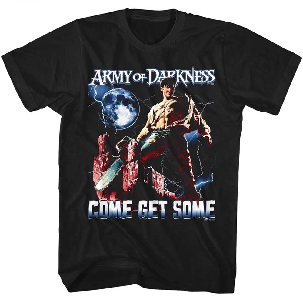 Cult Fantasy TShirt Unisex Oversized Army of Darkness Movie Quote Graphic Short Sleeve Streetwear Casual Loose Fit Horror Fan Top