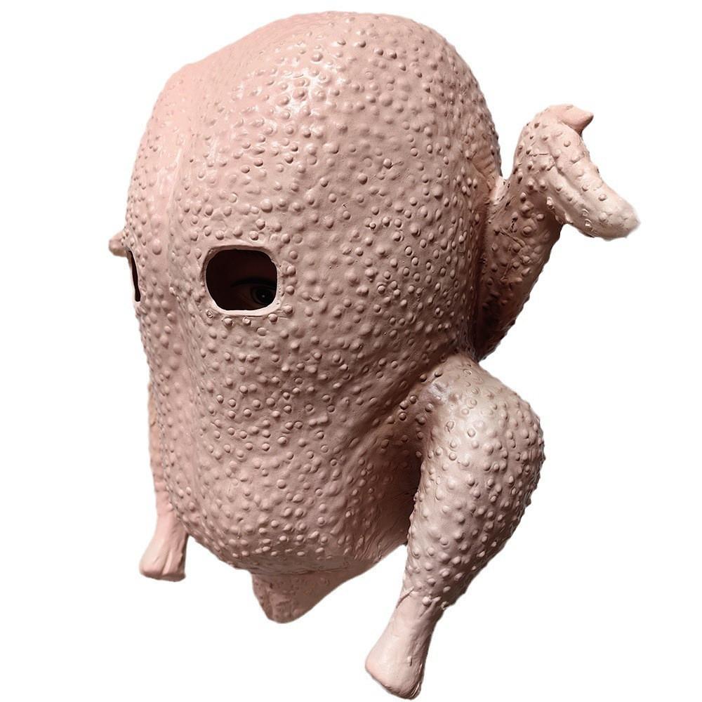 Halloween Chicken Mask Latex Novelty Headgear For Costume Parties And Gag Gifts