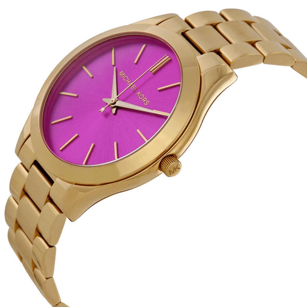 Michael Kors Женские часы MK3264 с розовым циферблатом Runway