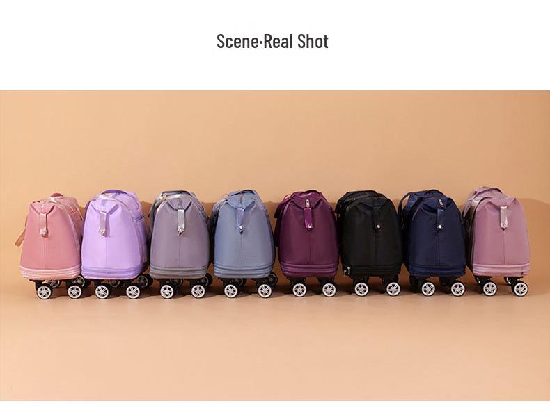 Expandable Wheeled Travel Bag for Business Trips and Short Commutes