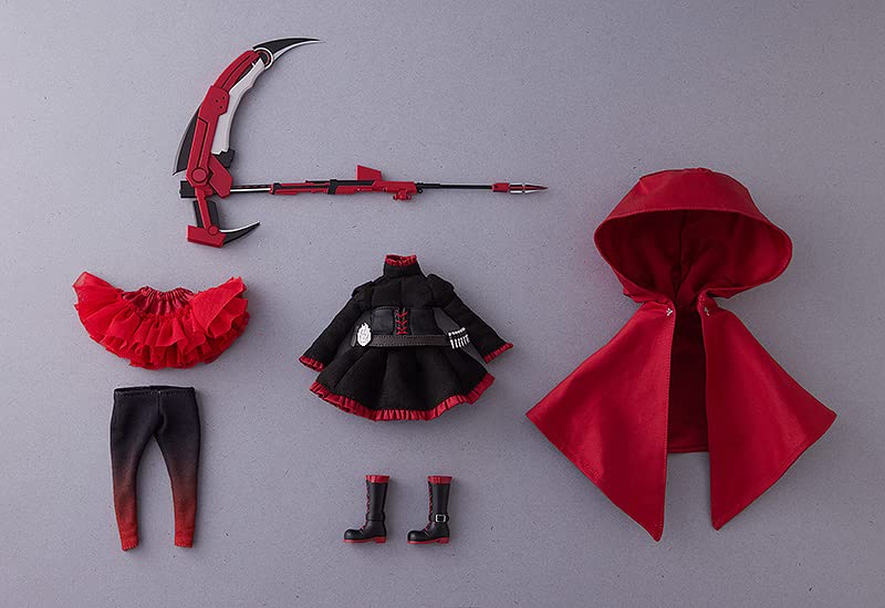 GOOD SMILE COMPANY Harmonia humming RWBY Snow Empire Ruby Rose Cloth & Magnet & Plastic Painted Movable Figure