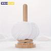 Bamboo And Wood Yarn Stand Yarn Spool Home Braided Yarn Spool Storage Stand Table Top Rotary Ball Wooden Winder
