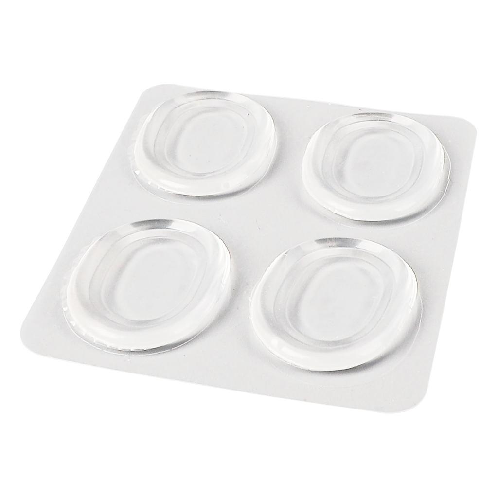 4 шт. силиконовые прозрачные мягкие самоклеящиеся накладки на барабанные глушители