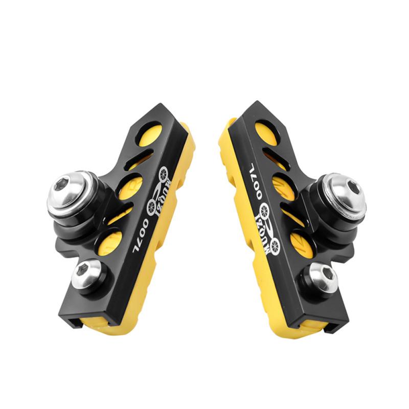 1 пара резиновых тормозных колодок C-образного типа, износостойкие шумопоглощающие удлинительные тормозные колодки для дорог