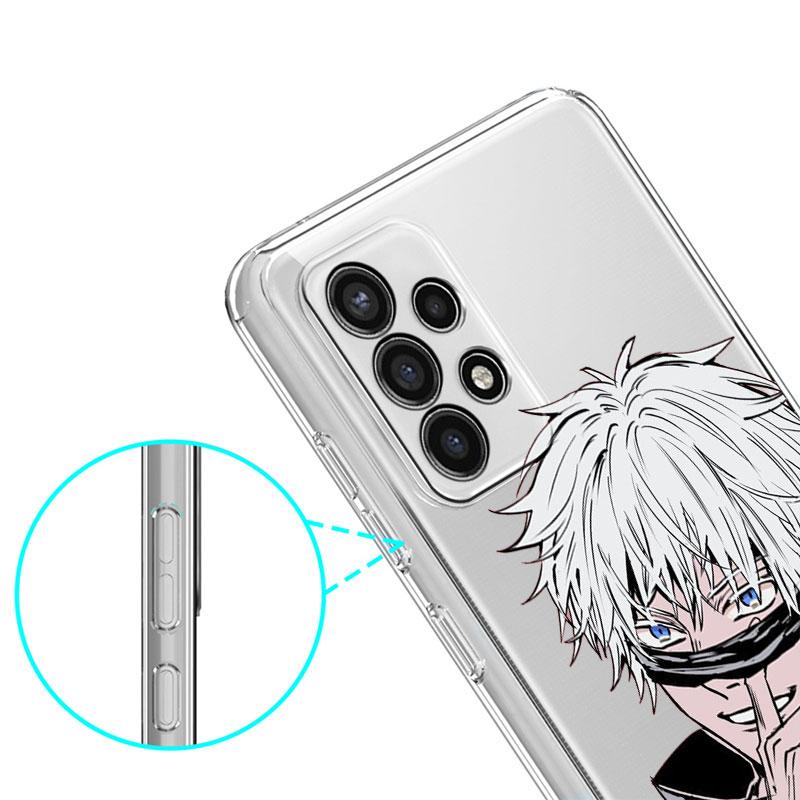 Чехол Anime Jujutsu Kaisen для Samsung Galaxy A71 A22 5G A52 A12 A13 A72 A73 A11 A33 A41 A31 A32 A51 A53 A21s Силиконовый чехол