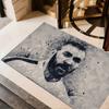Karim Benzema's Cosmic Celebration Floor Rug Office Rug Perfect for Foyer Game Room Bedrooms Kitchen Anti-slip Rug Office home decor