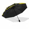 BVB, Dortmund Automatic Opening and Closing, 8 rib Structure Portable Umbrella, Suitable for Men and Women in All Seasons  Perfect Gift for