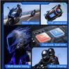Интерком для шлема Мотоциклетные беспроводные Bluetooth-гарнитуры Intercomunicador Moto Riders Hands-Free Call Music Sharing Наушники
