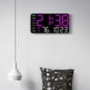 Wall-mounted Electronic Wall Clock Temperature Display Table Clock Digital LED Clocks  for Bedroom