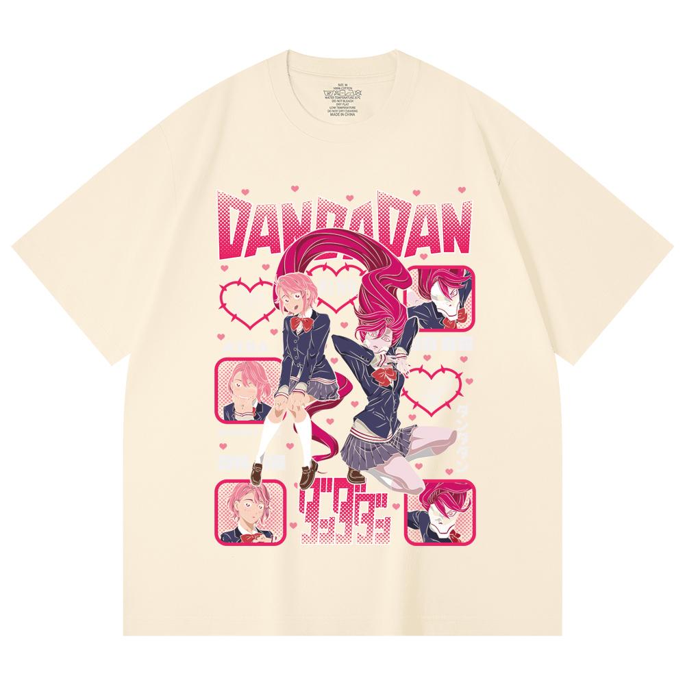 230 Gsm 100% Cotton Dandadan V11 Aira Print Unisex Heavy Cotton T Shirt