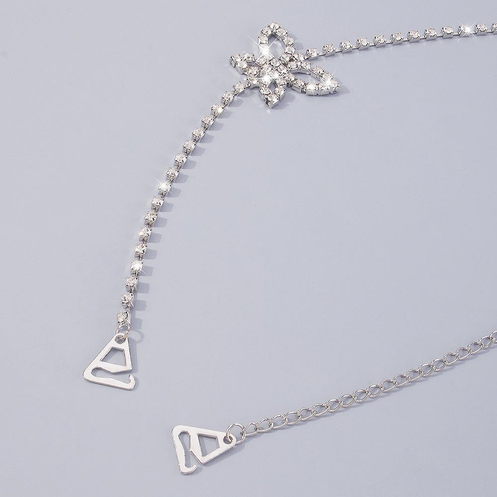 Jewelry Simple Temperament Super Fairy Butterfly Body Chain Elegant Fashion Sexy Invisible Shoulder Strap.