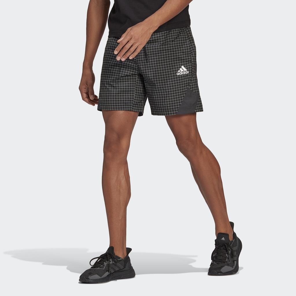 adidas Мужские спортивные шорты M Primeblue Sh с вставками, черные, GM6512