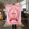 Club Malacoff  Print Flannel Blanket, High quality Comfortable for All Seasons, Home Decor, Warmth and Comfort