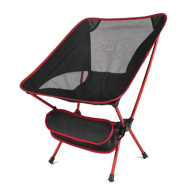 Portable Outdoors Folding Chair Ultralight Detachable  Lightweight Chair Folding Extended Seat Fishing Camping Home BBQ Garden Hiking