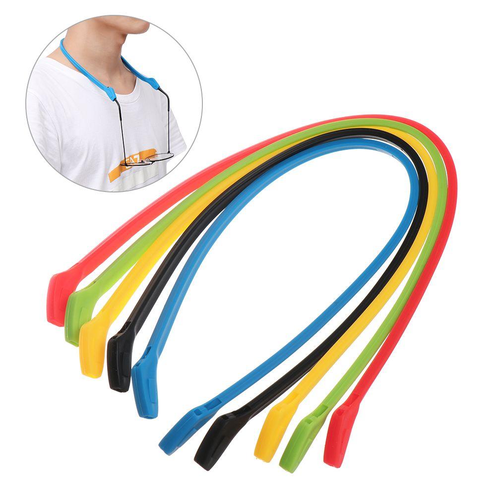 Silicone Water Sports Glasses Necklace Eyeglass Lanyard Glasses Chain Eye Wear Accessories
