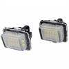 2 Pcs Canbus LED Car Number License Plate Light Assembly Auto Lamp Luces 6000K For Mercedes Benz W204 W221 W207 W218 W212 W216