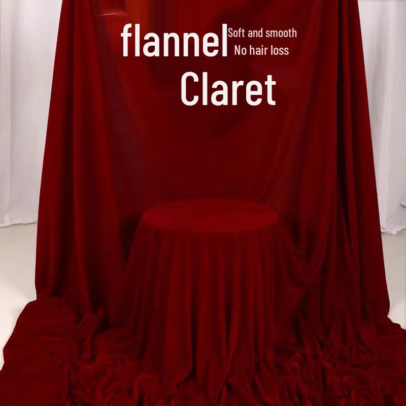 Роскошный задник для свадьбы и драпировка стола из красного золотистого бархата